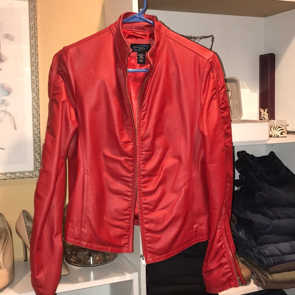 Leather jacket